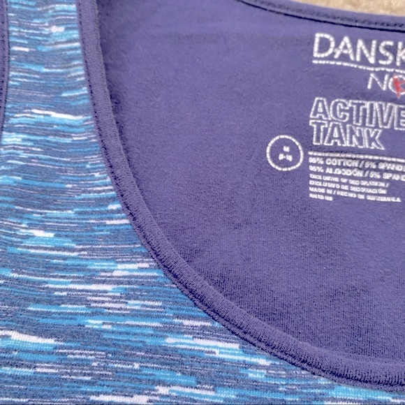 Sz M vintage Danskin Active Womens Workout Tank Top - Picture 4 of 7